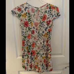 Hollister floral romper